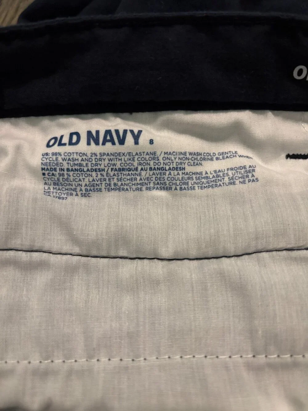 Old Navy Boys Grey Sweater Navy Trousers Preppy Uniform Essential Cotton Size 8